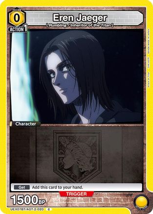 Eren Jaeger (020) (UEX07BT/AOT-2-020) - UEX07BT Attack on Titan Vol 2