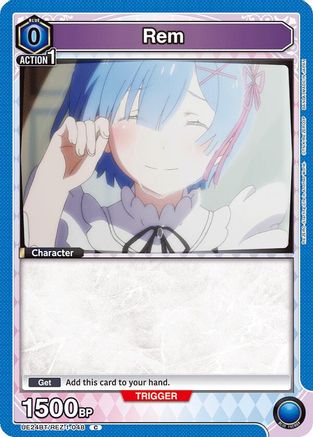 Rem (048) (Box Topper Foil) (UE24BT/REZ-1-048) - UE24BT ReZERO Starting Life in Another World Foil