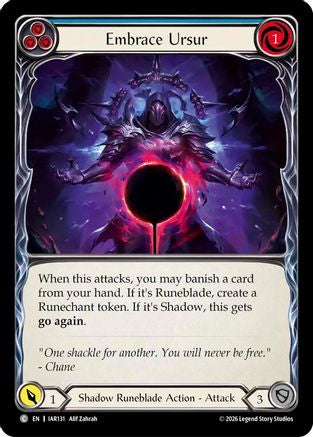 Embrace Ursur (Blue) (IAR131) - Usurp the Shadow Throne