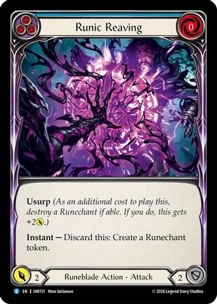 Runic Reaving (Blue) (IAR151) - Usurp the Shadow Throne