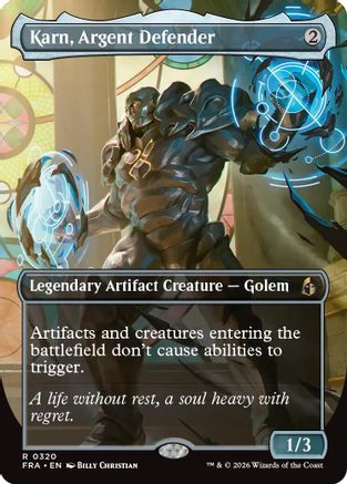 Karn, Argent Defender (Borderless) (FRA-320) - Reality Fracture