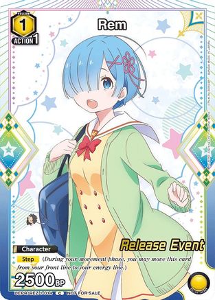 Rem (014) (Release Event Participation) (UEPR/REZ-1-014) - UE24BT ReZERO Starting Life in Another World Release Event Cards Foil