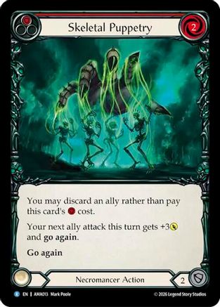 Skeletal Puppetry (Red) (AMA013) - Armory Deck: Malice