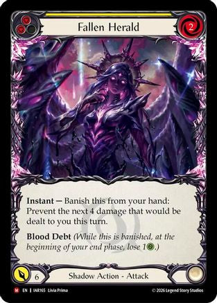 Fallen Herald (IAR165) - Usurp the Shadow Throne Rainbow Foil