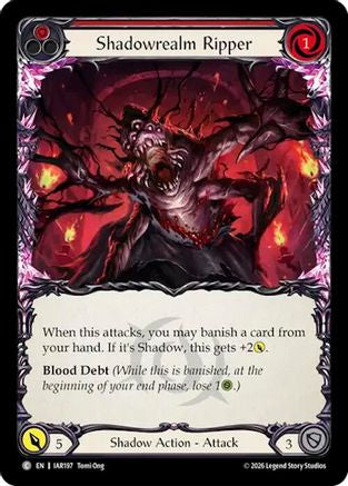 Shadowrealm Ripper (Red) (IAR197) - Usurp the Shadow Throne Rainbow Foil