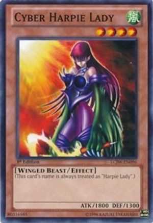 Cyber Harpie Lady (LCJW-EN096) - Legendary Collection 4: Joey's World 1st Edition