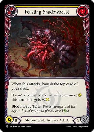 Feasting Shadowbeast (Yellow) (IAR024) - Usurp the Shadow Throne