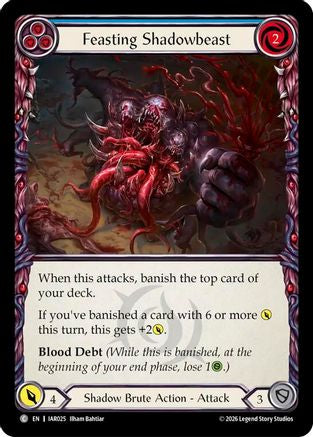 Feasting Shadowbeast (Blue) (IAR025) - Usurp the Shadow Throne
