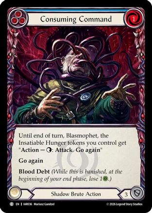 Consuming Command (IAR036) - Usurp the Shadow Throne Rainbow Foil