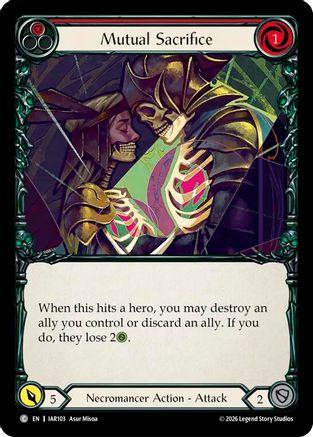 Mutual Sacrifice (Red) (IAR103) - Usurp the Shadow Throne Rainbow Foil