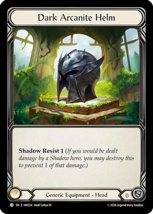 Dark Arcanite Helm (IAR224) - Usurp the Shadow Throne