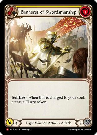 Banneret of Swordsmanship (IAR253) - Usurp the Shadow Throne Rainbow Foil