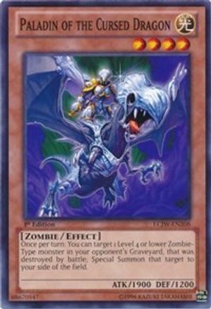 Paladin of the Cursed Dragon (LCJW-EN208) - Legendary Collection 4: Joey's World 1st Edition