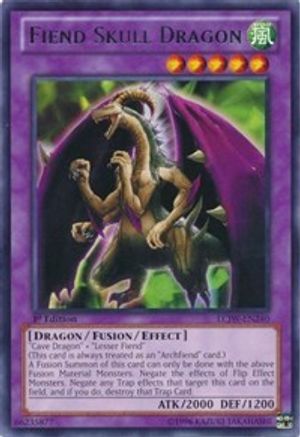 Fiend Skull Dragon (LCJW-EN240) - Legendary Collection 4: Joey's World 1st Edition
