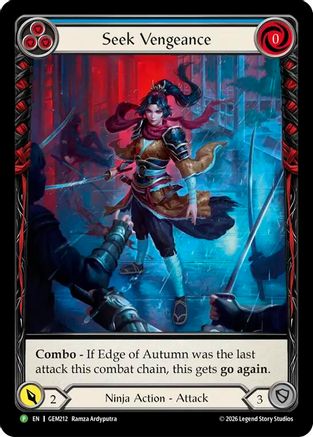 Seek Vengeance (GEM212) - GEM Pack 6 Rainbow Foil
