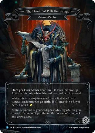 The Hand that Pulls the Strings (GEM218) - GEM Pack 6 Cold Foil