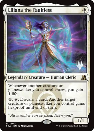 Liliana the Faultless (PPFRA-200) - Promo Pack: Reality Fracture Foil