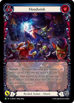 Hoodwink - JDG091 (JDG091) - Flesh and Blood: Promo Cards Rainbow Foil