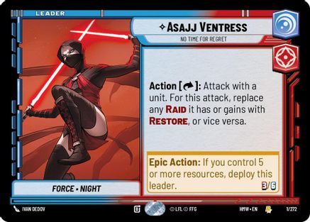Asajj Ventress - No Time For Regret (1/272) - Homeworlds