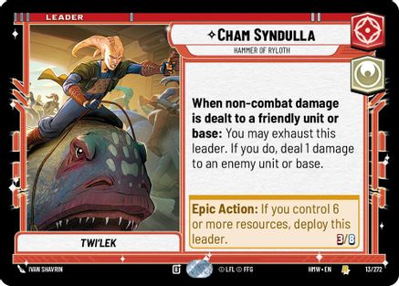Cham Syndulla - Hammer of Ryloth (13/272) - Homeworlds