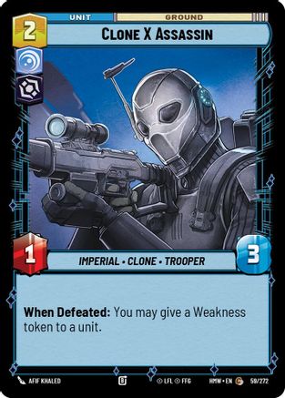 Clone X Assassin (59/272) - Homeworlds