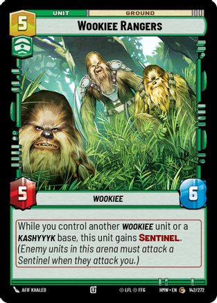 Wookiee Rangers (142/272) - Homeworlds