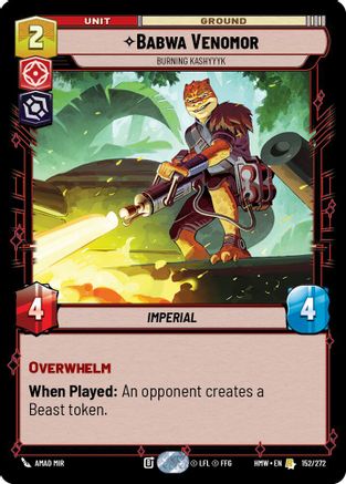 Babwa Venomor - Burning Kashyyyk (152/272) - Homeworlds