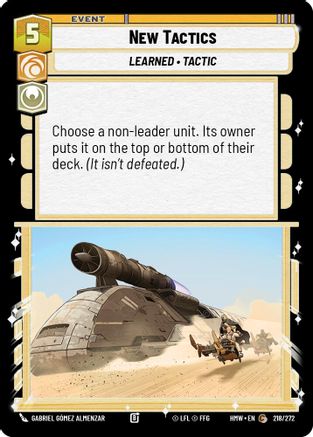 New Tactics (218/272) - Homeworlds