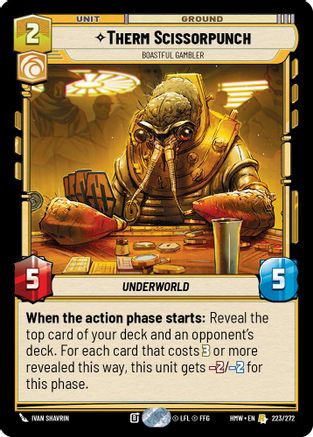 Therm Scissorpunch - Boastful Gambler (223/272) - Homeworlds