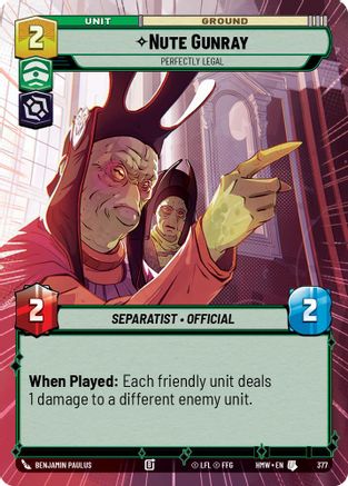Nute Gunray - Perfectly Legal (Hyperspace) (377) - Homeworlds