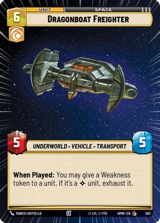 Dragonboat Freighter (Hyperspace) (503) - Homeworlds