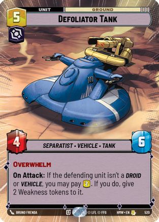 Defoliator Tank (Hyperspace) (520) - Homeworlds