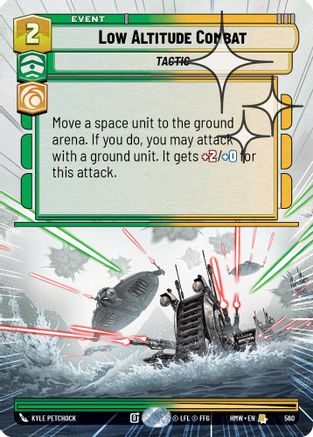 Low Altitude Combat (Hyperspace Foil) (560) - Homeworlds Foil