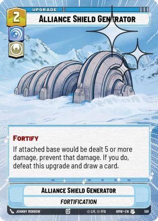 Alliance Shield Generator (Hyperspace Foil) (591) - Homeworlds Foil