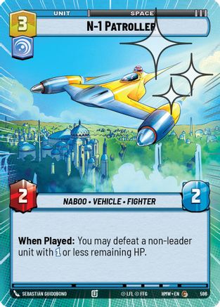 N-1 Patroller (Hyperspace Foil) (596) - Homeworlds Foil