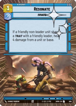 Resonate (Hyperspace Foil) (608) - Homeworlds Foil