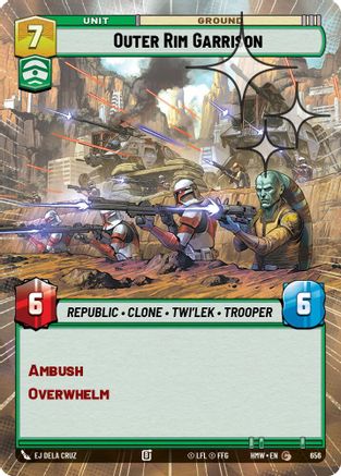Outer Rim Garrison (Hyperspace Foil) (656) - Homeworlds Foil