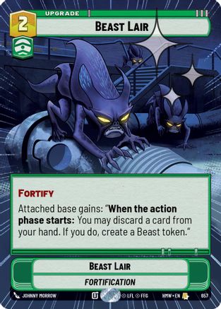 Beast Lair (Hyperspace Foil) (657) - Homeworlds Foil