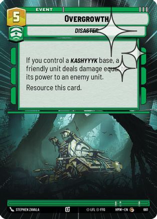 Overgrowth (Hyperspace Foil) (661) - Homeworlds Foil