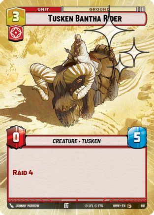 Tusken Bantha Rider (Hyperspace Foil) (691) - Homeworlds Foil