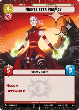 Nightsister Prodigy (Hyperspace Foil) (693) - Homeworlds Foil