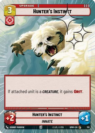 Hunter's Instinct (Hyperspace Foil) (701) - Homeworlds Foil
