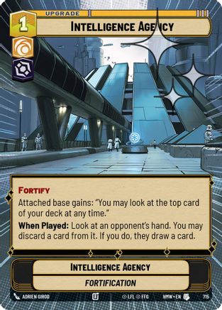 Intelligence Agency (Hyperspace Foil) (715) - Homeworlds Foil