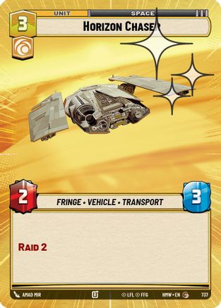 Horizon Chaser (Hyperspace Foil) (737) - Homeworlds Foil