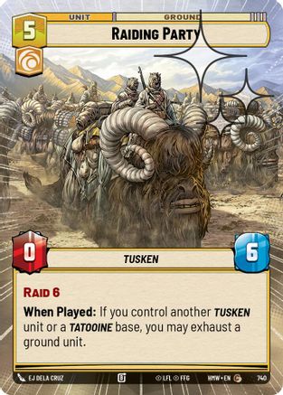 Raiding Party (Hyperspace Foil) (740) - Homeworlds Foil