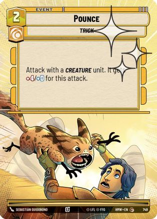 Pounce (Hyperspace Foil) (749) - Homeworlds Foil