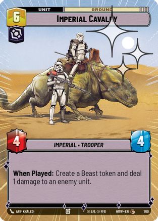 Imperial Cavalry (Hyperspace Foil) (760) - Homeworlds Foil