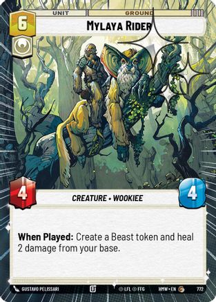 Mylaya Rider (Hyperspace Foil) (772) - Homeworlds Foil