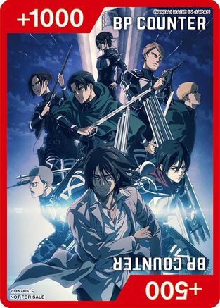 BP Counter (Attack on Titan)  - Union Arena Promotion Cards