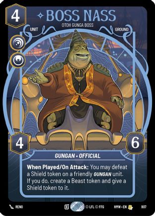 Boss Nass - Otoh Gunga Boss (Prestige) (807) - Homeworlds